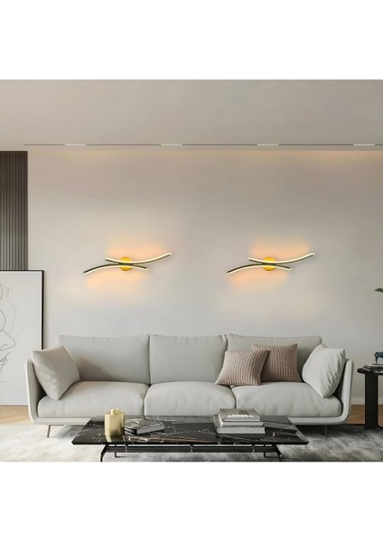 Sarı Renkli Modern Duvar Aydınlatması, 3000K Işık Kalitesi