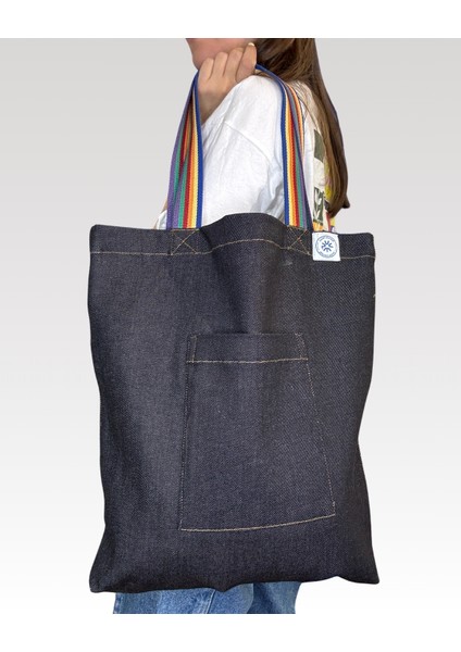 Kove Omuz Çantası-Renkli Saplı fırsatları