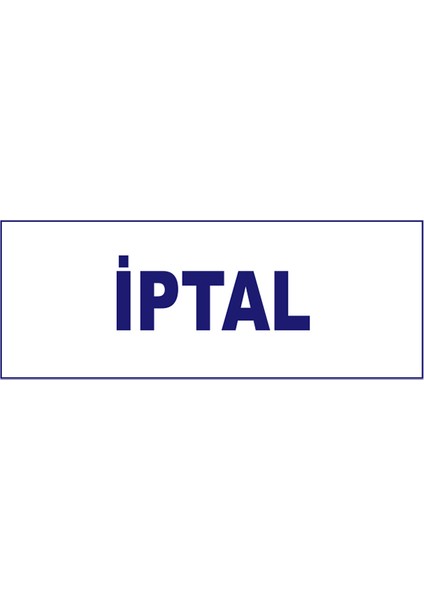 İptal Kaşesi, 912 (51mm*19 mm) Mavi Keçeli Kırmızı Otomatik Kaşe indirimleri