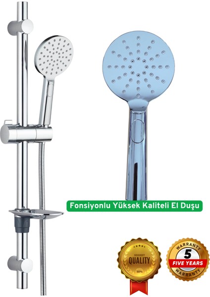 Spa Krom Sürgülü Duş Seti 5 Yıl Garantili fiyatları