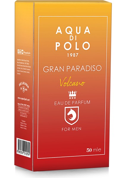 Gran Paradiso Volcano Erkek Parfüm 50 ml Edp APCN000505 modelleri