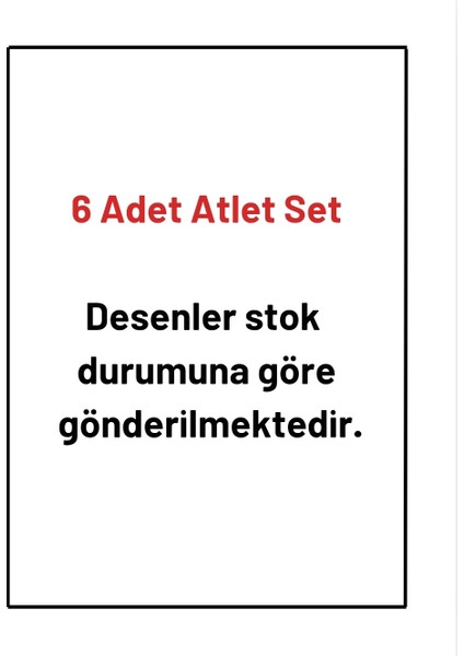 Erkek Çocuk Atlet Fanila Iç Çamaşır 6lı Set modelleri