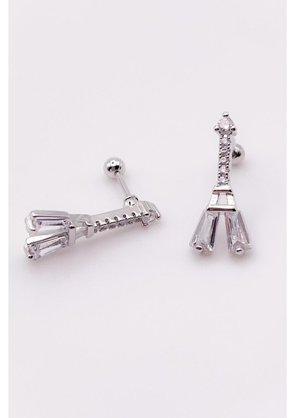 Cerrrahi Çelik Zirkon Taşlı Eyfel Tragus Helix Piercing (1ADET) indirimleri