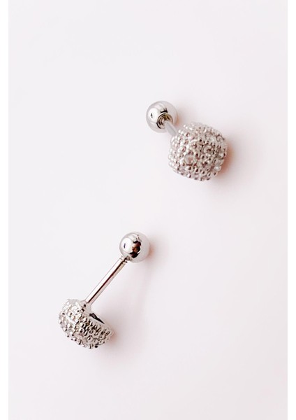 Cerrahi Çelik Piercing Zirkon Taşlı Baget Kıkırdak Helix Tragus Piercing (1ADET) fırsatları