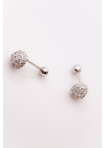 Cerrahi Çelik Piercing Zirkon Taşlı Baget Kıkırdak Helix Tragus Piercing (1ADET) indirimleri