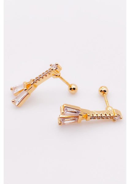 Cerrrahi Çelik Zirkon Taşlı Eyfel Tragus Helix Piercing (1ADET) indirimleri