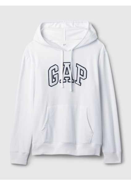 Kadın Beyaz Gap Logo Havlu Kumaş Sweatshirt fiyatları