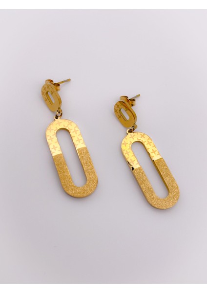 Çelik Marka Model Küpe-Gold modelleri