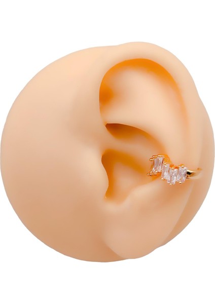 Baget Taşlı Sıkıştırma Kıkırdak Küpe ( Earcuff ) Piercing (1ADET) fiyatları