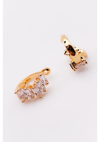Baget Taşlı Sıkıştırma Kıkırdak Küpe ( Earcuff ) Piercing (1ADET) fırsatları