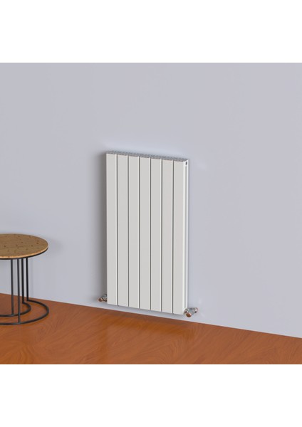 Argus Alüminyum Panel Radyatör 900 x 490 (7 Dilim) Kırık Beyaz Petek