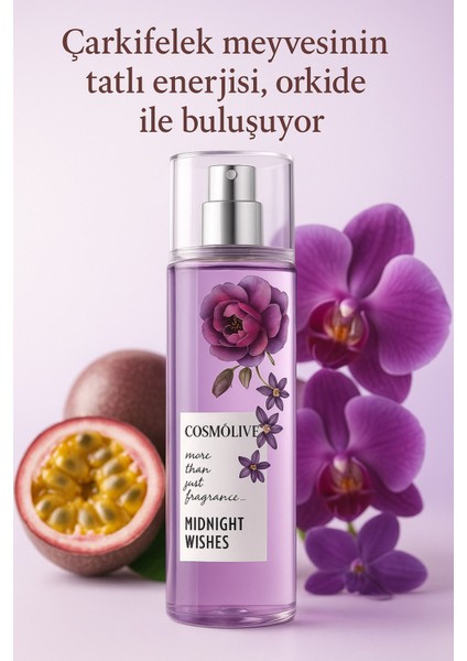 Vücut Spreyi Body Mist | Bombshell | Midnight Wishes | Kadın | Işıltılı | Nemlendirici | 250 ml fiyatları