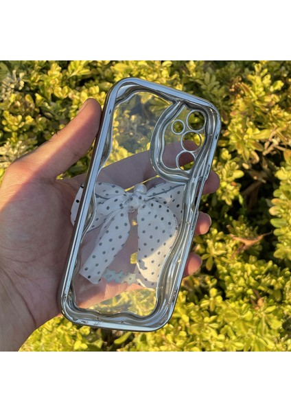 Samsung Galaxy A15 Kılıf Gümüş Taşlı Darbe Önleyici Silikon Kapak fiyatları