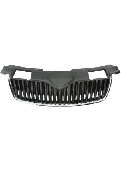 Siyah Petek Panjur Krom Çerçeve 07-10 Skoda Fabia Roomster