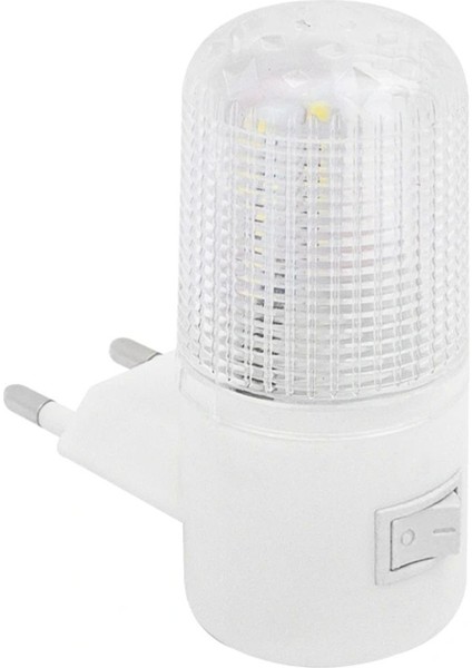 Renkli LED Anahtarlı Gece Lambası, 0.5 W, Şık ve Kullanışlı Tasarım