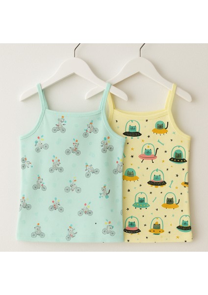 Kız Çocuk Ip Askılı Atlet