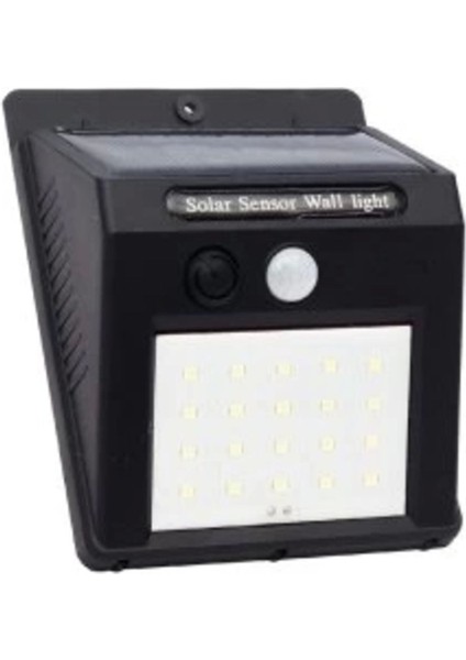 Güneş Enerjili Sensörlü Çok Renkli Duvar Tipi LED Aplik