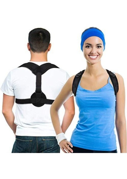 Unisex Dik Duruş Korsesi, , Siyah, Rahat ve Şık Tasarım fiyatları