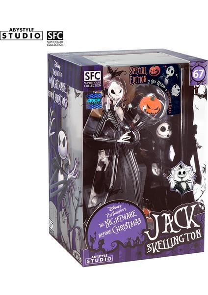 Abystyle - Nıghtmare Before Xmas - Figür "jack Scary Smiling Face - ABYFIG133