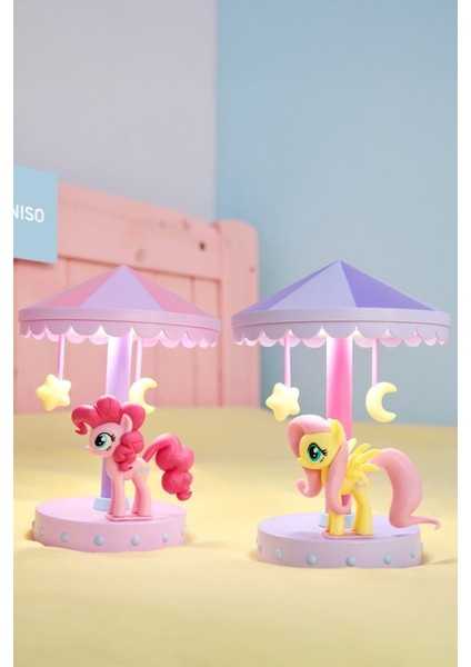 Renkli Pony LED Gece Lambası, Çocuklar Için Tatlı ve Işıltılı Dekorasyon Seçeneği