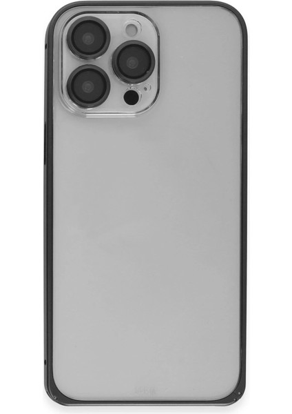 Iphone 15 Pro Metal Bumper Mat Kapak - Siyah Glstd fiyatları