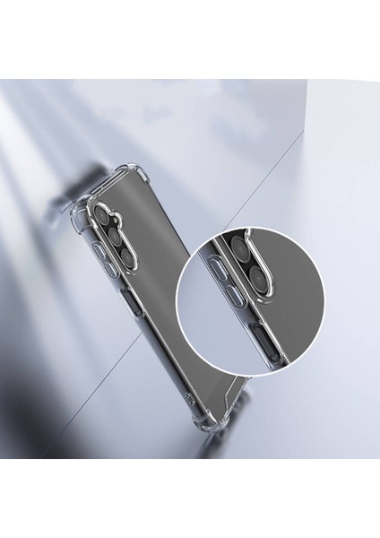 iPhone 14 Plus Kılıf Şeffaf Köşe Korumalı Jellix Premium Şık Silikon Case Cover