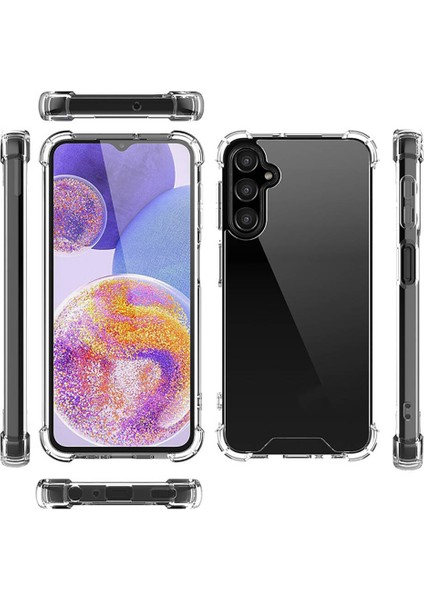 iPhone 14 Plus Kılıf Şeffaf Köşe Korumalı Jellix Premium Şık Silikon Case Cover