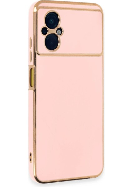 Xiaomi Poco M5 Kılıf Volet Silikon - Pembe - YKD4270-3268
