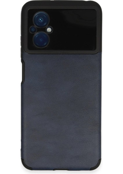 Xiaomi Poco M5 Kılıf Loop Deri Silikon - Lacivert - YKD1436-5514