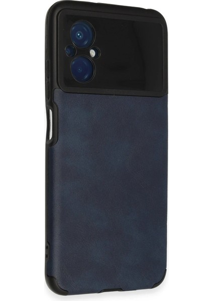 Xiaomi Poco M5 Kılıf Loop Deri Silikon - Lacivert - YKD1436-5514