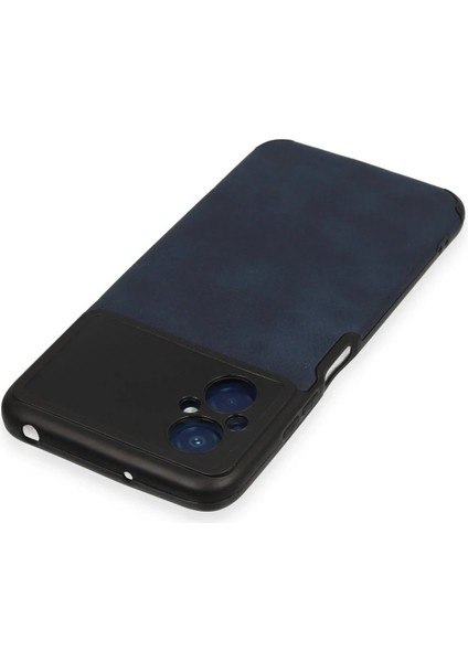 Xiaomi Poco M5 Kılıf Loop Deri Silikon - Lacivert - YKD1436-5514