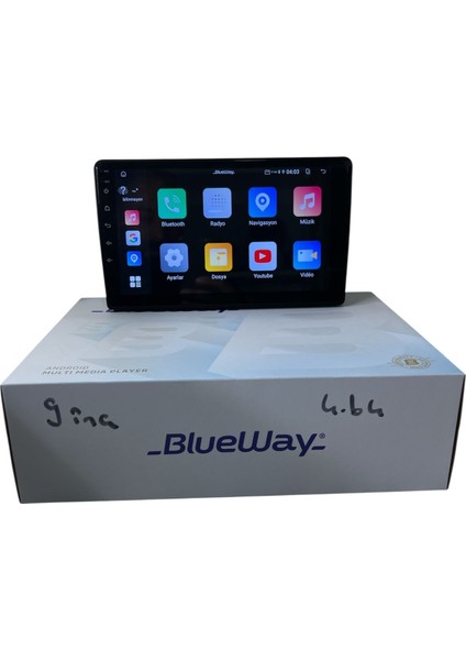 Fiat Egea 2015-2025 Blueway 4-64 Profesyonel Oem Multimedia
