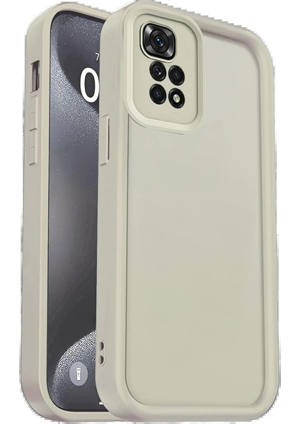Xiaomi Redmi 10 2022 Kılıf Viera Silikon - Krem - YKD1698-3382