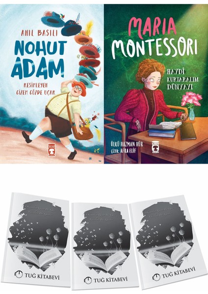 Nohut Adam ve Maria Montessori Haydi Kurtaralım Dünyayı 3 + Hediyeli