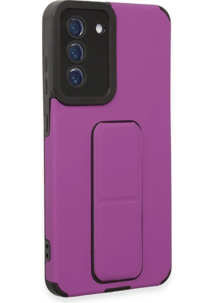 Samsung Galaxy S21 Fe Kılıf Mega Standlı Silikon - Mor - YKD4688-8074 fiyatları