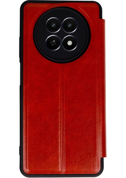 Realme 12 5g Kılıf Flip Cover - Kırmızı - YKD1405-9872