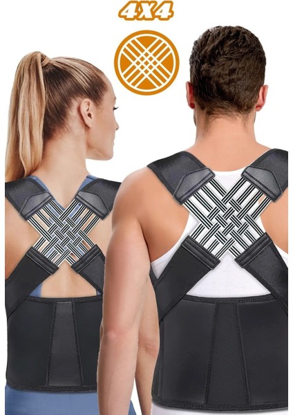 Duruş Desteği Korse, Kadın ve Erkek Için Bel ve Sırt Destekleyici, Siyah fırsatları