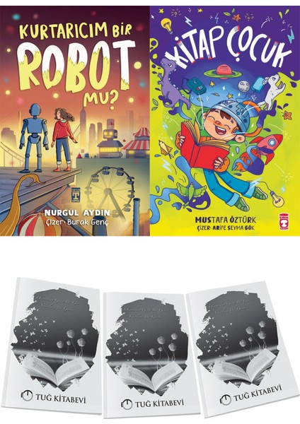 Kurtarıcım Bir Robot Mu? ve Kitap Çocuk + Hediyeli