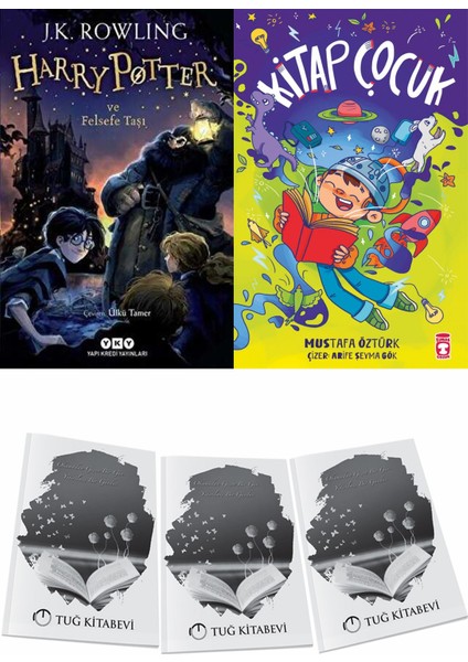 Harry Potter ve Felsefe Taşı ve Kitap Çocuk + Hediyeli