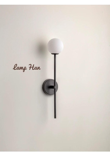 Modern Minimal Duvar Apliği, Siyah Tasarım, Şık ve Fonksiyonel Ev Dekoru