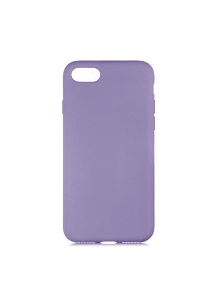 iPhone 7 Kılıf Kılıf İçi Kadifeli Esnek Kadifon Lansman Premium Silikon Case Cover