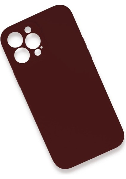 iPhone 13 Pro Kılıf Lansman Legant Silikon - Bordo - YKD2605-3097