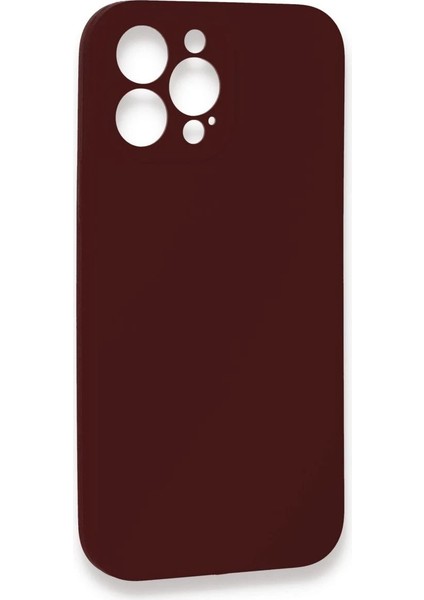 iPhone 13 Pro Kılıf Lansman Legant Silikon - Bordo - YKD2605-3097