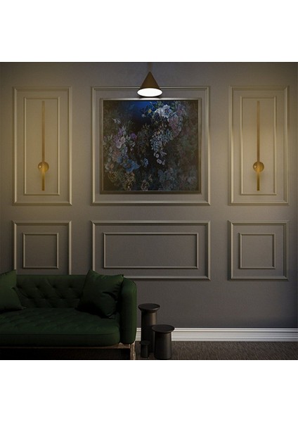 Modern 68CM LED Duvar Aplik, Açma-Kapama Düğmeli, Şık ve Aydınlık Tasarım indirimleri