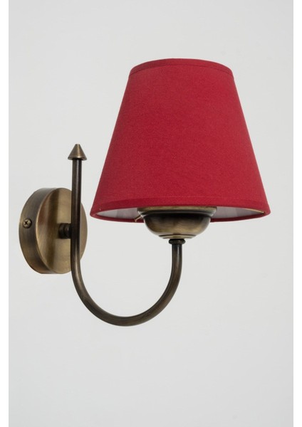 Pembe Kumaş ve Metal Eskitme Gövde Aplik, Şık ve Zarif Dekorasyon Parçası fırsatları