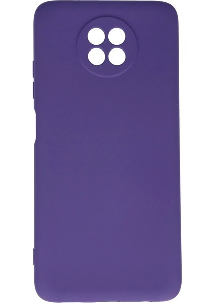 Xiaomi Redmi Note 9 5g Kılıf Nano Içi Kadife Silikon - Mor - YKD5966-2951