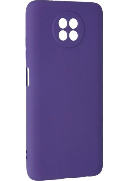 Xiaomi Redmi Note 9 5g Kılıf Nano Içi Kadife Silikon - Mor - YKD5966-2951