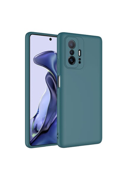 Xiaomi Mi 11T 5G Kılıf Kılıf İçi Kadifeli Esnek Kadifon Lansman Premium Silikon Case Cover
