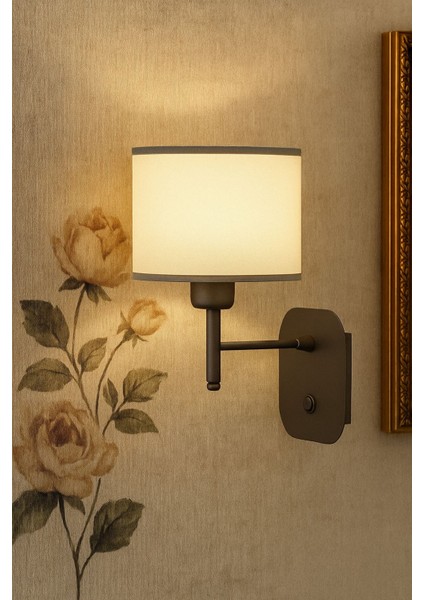 Kahverengi Safir Aplik, Yatakbaşı Aydınlatma, Şık ve Şık Tasarım fiyatları