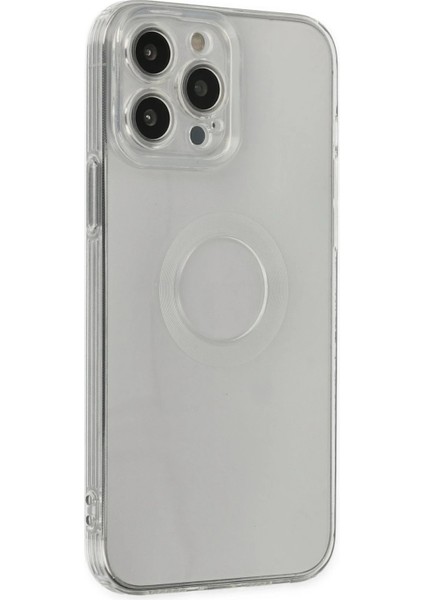 iPhone 13 Pro Max Kılıf Santa Lens Silikon - Şeffaf - YKD2222-4557